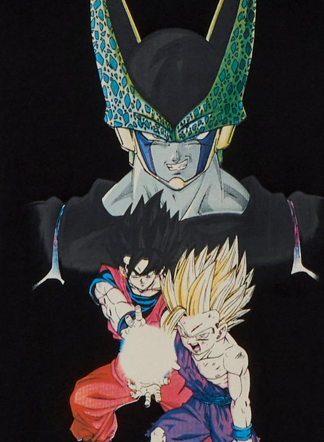 SP Characters Men Regular Fit Crew Neck Short Sleeves Dragon Ball Z Print T-shirt - Image 4